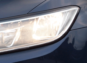 Car headlights shine more brightly after repairing headlights that have become dull over time.