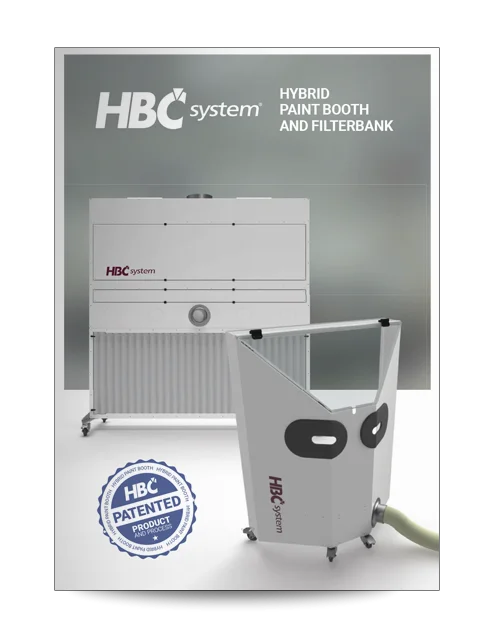 Hybrid paint booth and filterbank catalogue HBC System