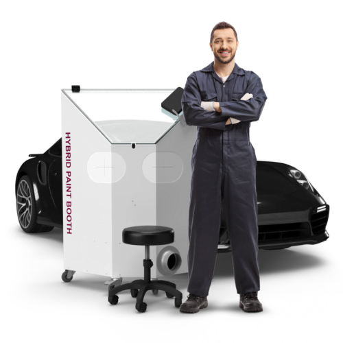 Portable paint booth for cars Professional spot repair