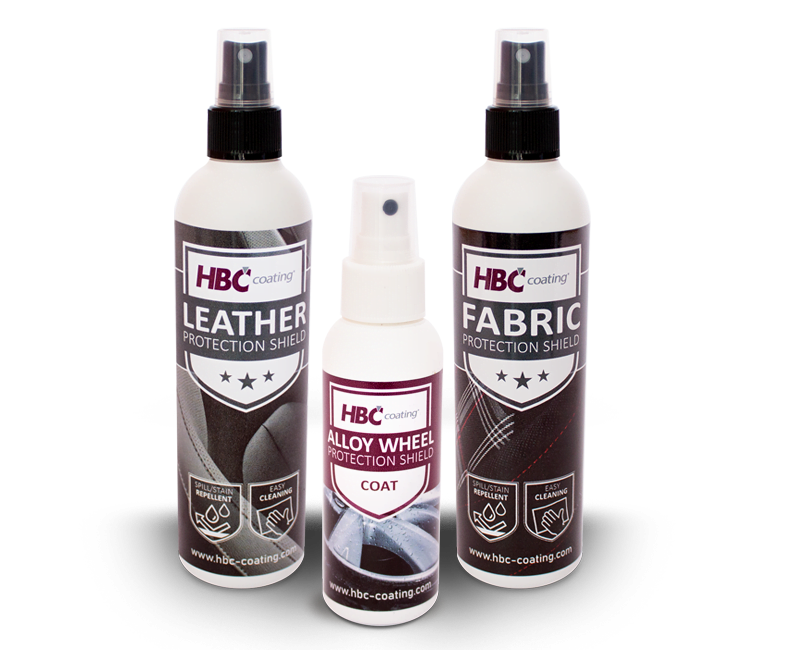 Beschermingsspray voor leer, lichtmetalen velgen en stof.