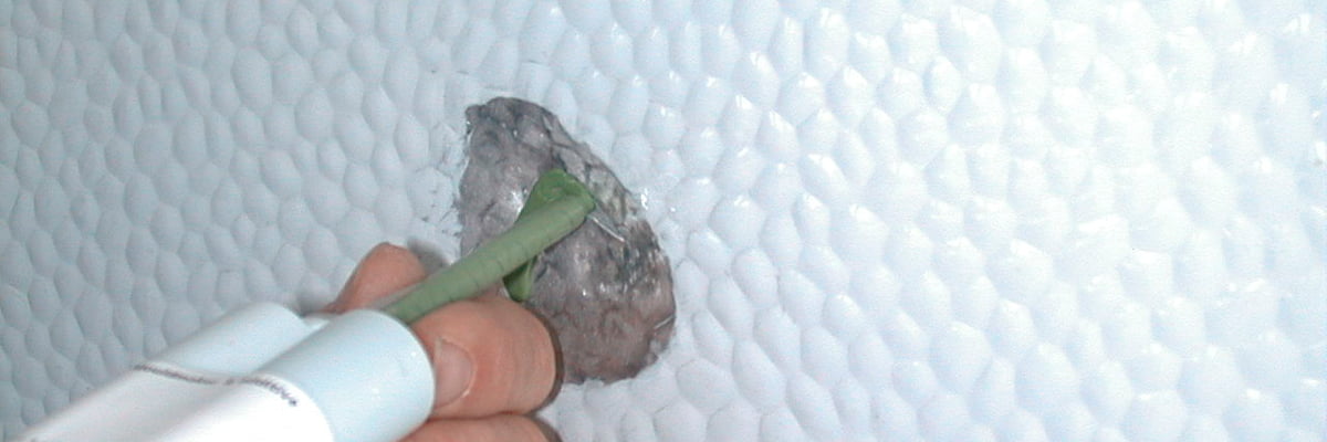 arreglar abolladura en caravana