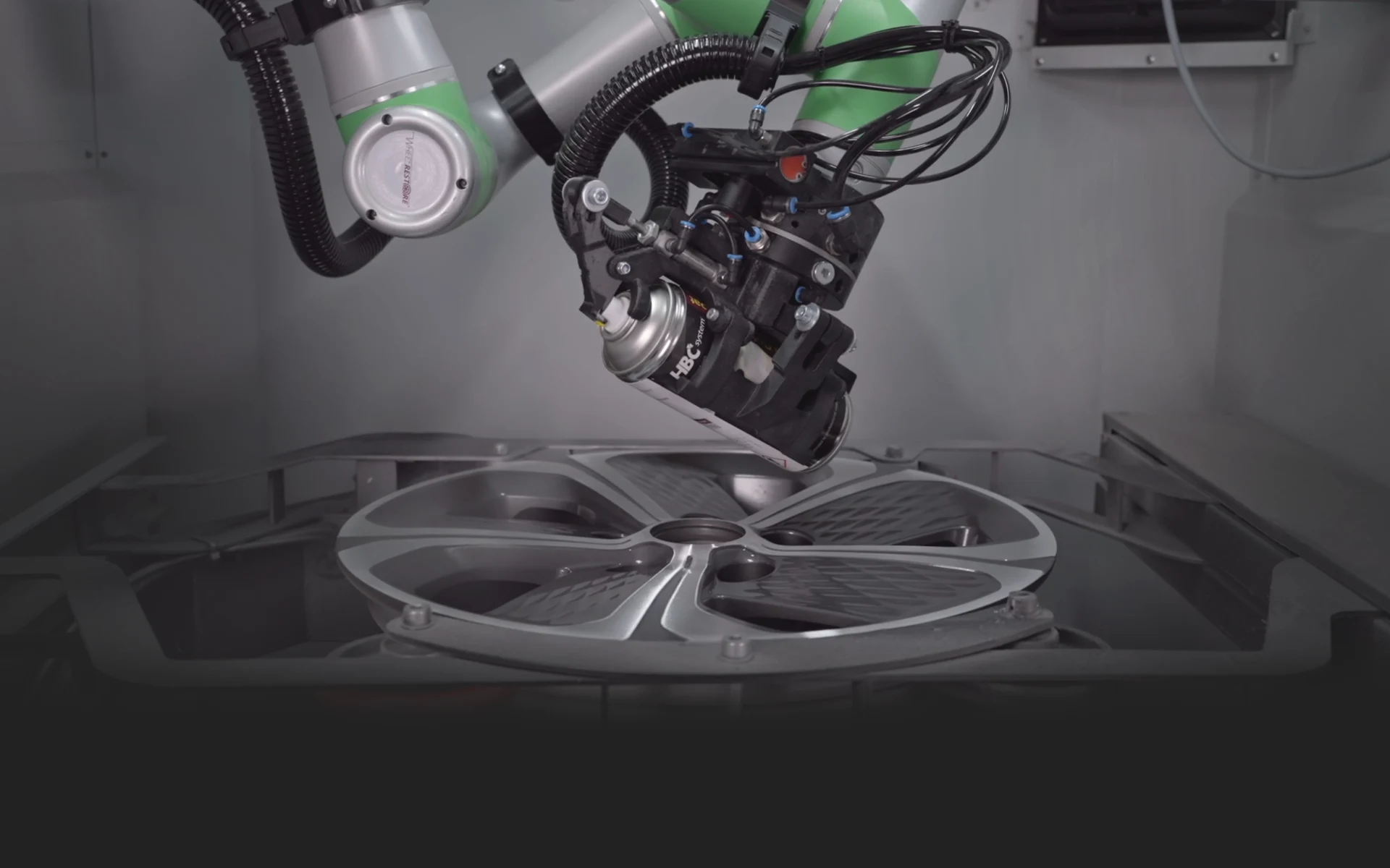 Automatic Wheel Painting Machine